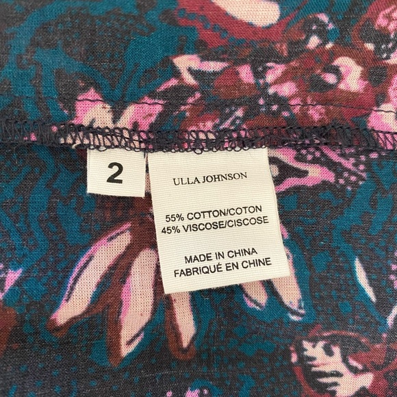 Ulla Johnson floral midi dress size 2 - Picture 3 of 4